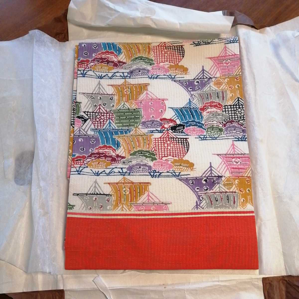 名古屋帯 沖縄 紅型 琉球 仕立て上がり なごや帯 美品 www.disdukcapil