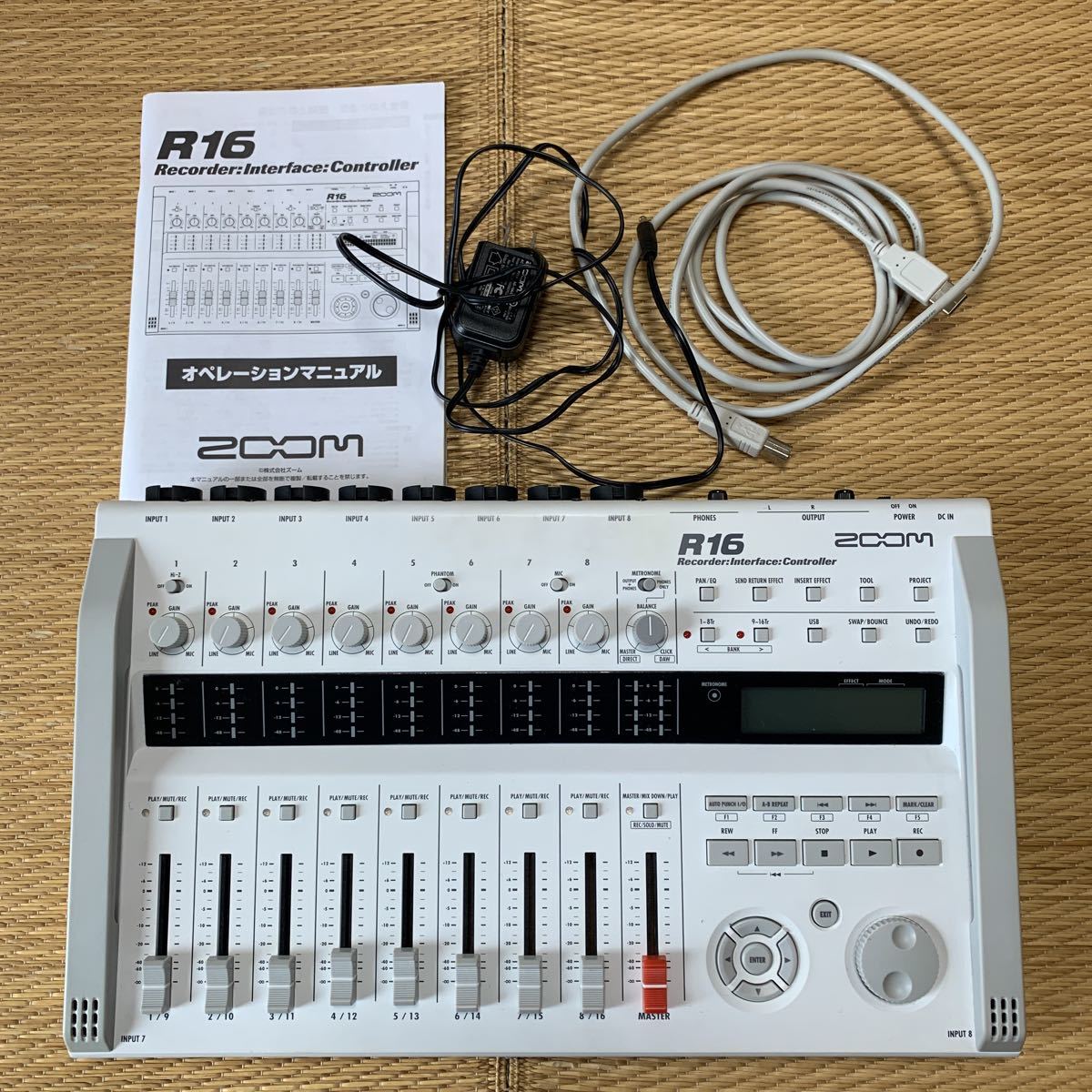 zoom R16 ジャンク 故障 ズーム MTR マルチトラックレコーダー 同期