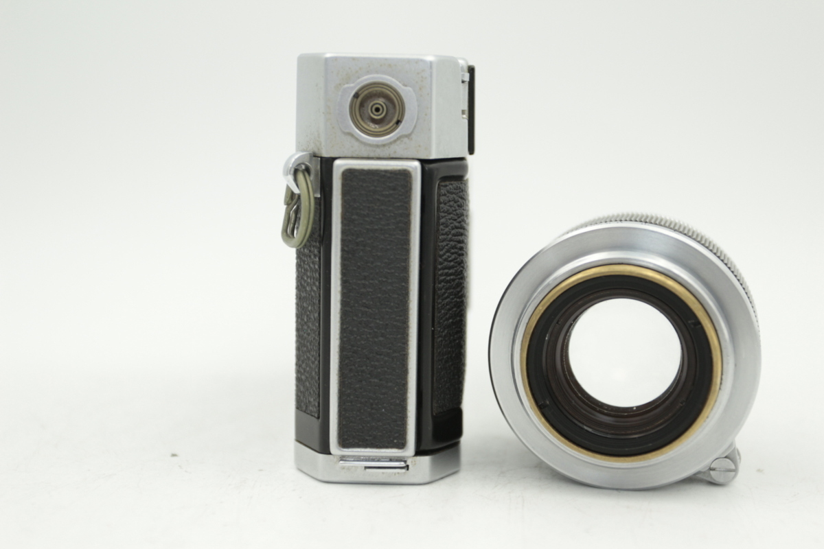 CANON キャノン P型 ポピュレール + 露出計 CANON METER + 50ｍｍ f/ 1.8 レンズ レンジファインダー フィルム カメラ 8
