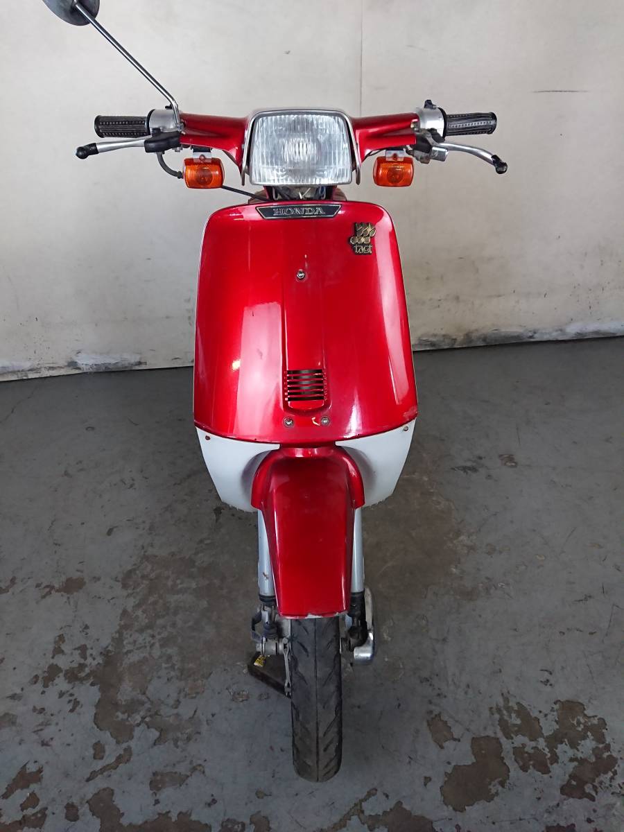 □HONDA ホンダ tact タクト フルバック AB07 赤メタ 走行距離5026km