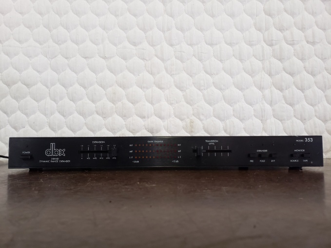 dbx MODEL 353 3BAND DYNAMIC RANGE EXPANDER ダイナミックレンジ