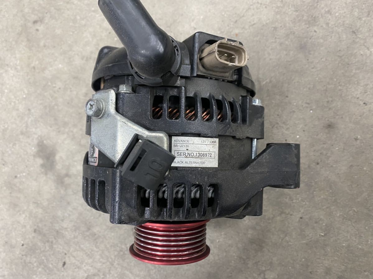 ADVANCE JZX90 JZX100 ブラックオルタネーター 1JZ-GTE 開店記念セール