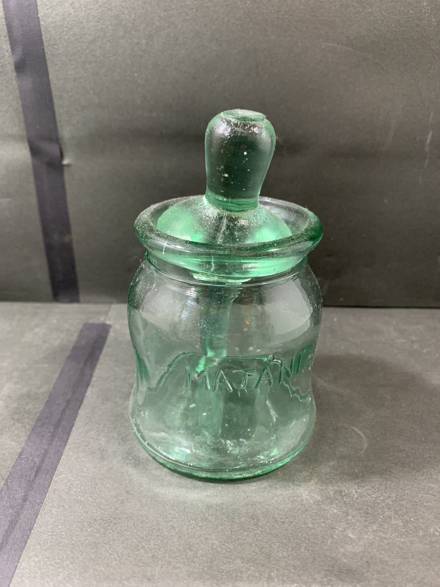 昭和レトロ 保存瓶 蓋付き ガラス容器 レトロ アンティーク 駄菓子屋 