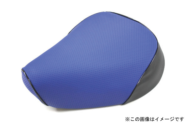 日本産 スーパージョグ ZR 3YK 当季大流行 ブルー 張替 国産シートカバー 黒P