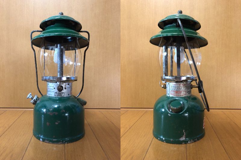 ビンテージ】 198109_コールマン Coleman 200A ランタン 緑 ビンテージ】 198109_コールマン Coleman 200A ランタン 緑