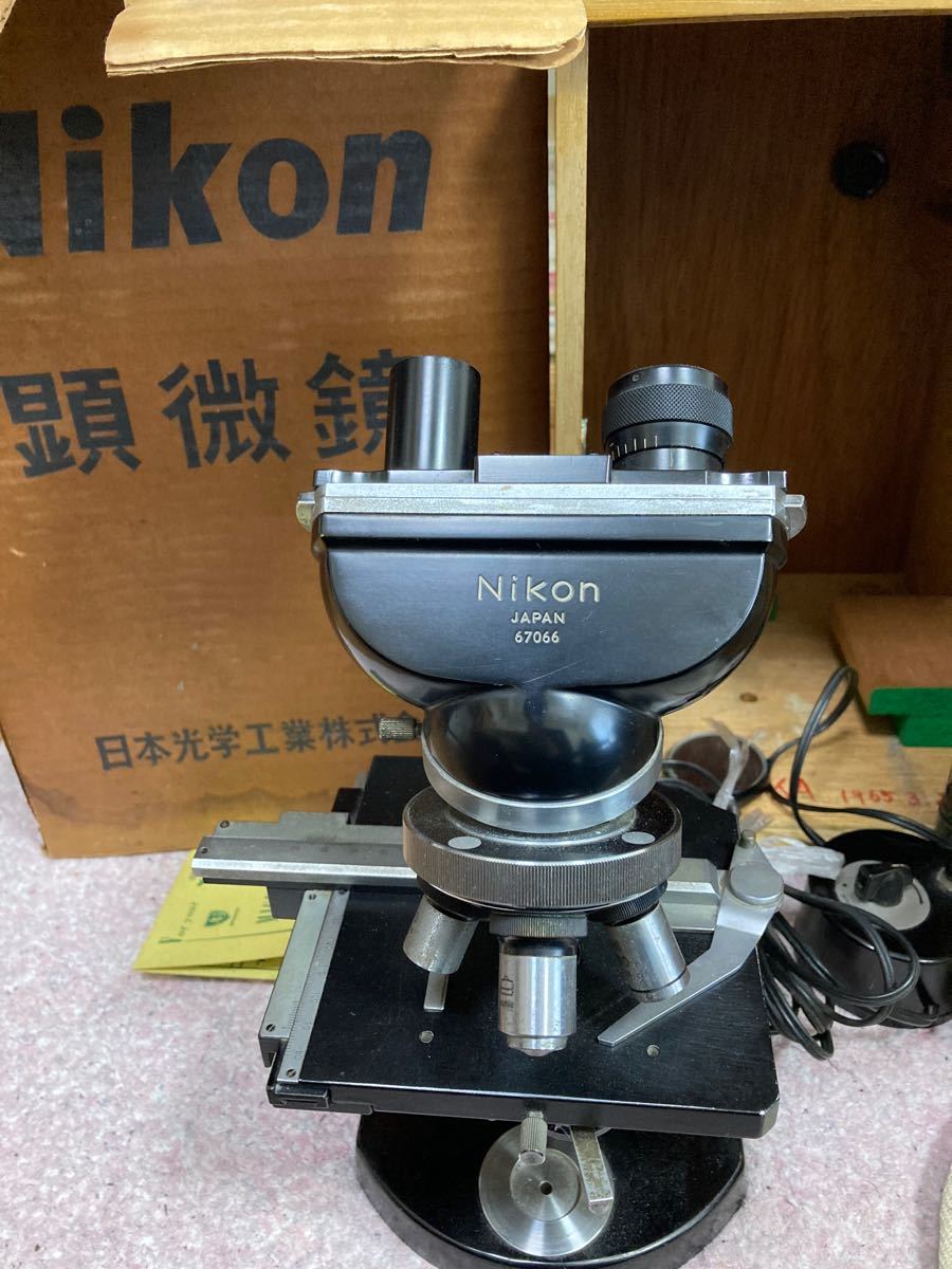 みです Nikon 双眼実体顕微鏡 学術用 生体 顕微鏡 超レア プロ向け