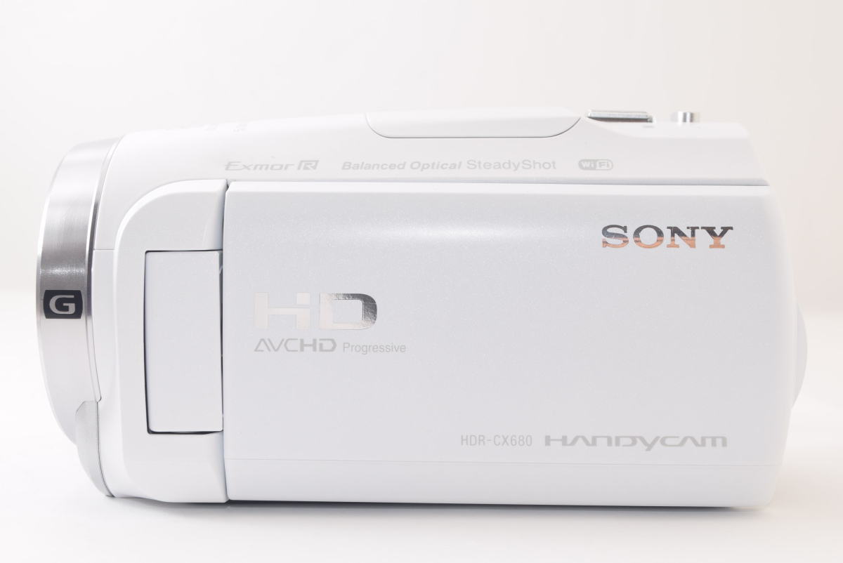 爆買い通販 ヤフオク! ソニー HDR-CX680 ホワイト ビデオ... - 極上品 SONY 人気超特価