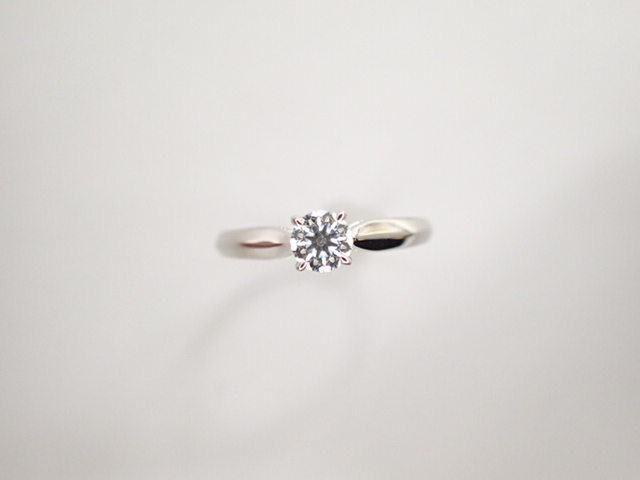 прекрасный товар Mikimoto Pt950 diamond 0.26ct(F-VVS2-3EX)te The Yinling g кольцо 