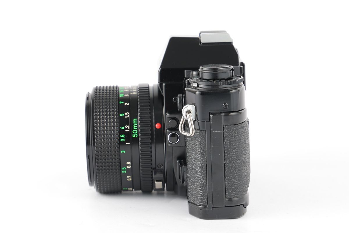 06653cmrk Canon A-1 + New FD 50mm F1.4 MF一眼レフ フイルムカメラ 標準レンズ FDマウント_画像2