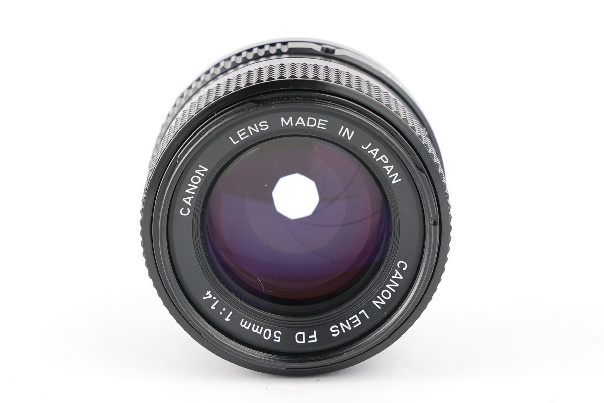 06653cmrk Canon A-1 + New FD 50mm F1.4 MF一眼レフ フイルムカメラ 標準レンズ FDマウント_画像9
