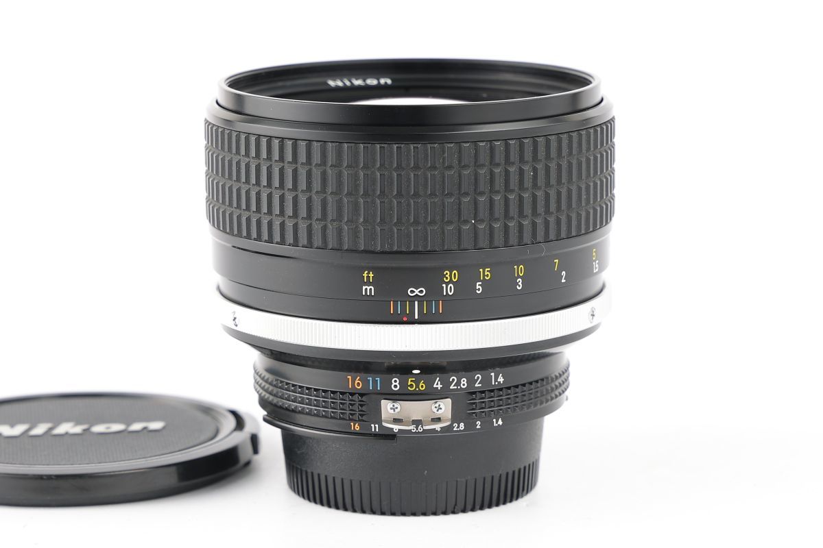 07120cmrk Nikon Ai 76％以上節約 NIKKOR 85mm F1.4S 超可爱の 中望遠 大口径レンズ 単焦点 Fマウント Ai-S