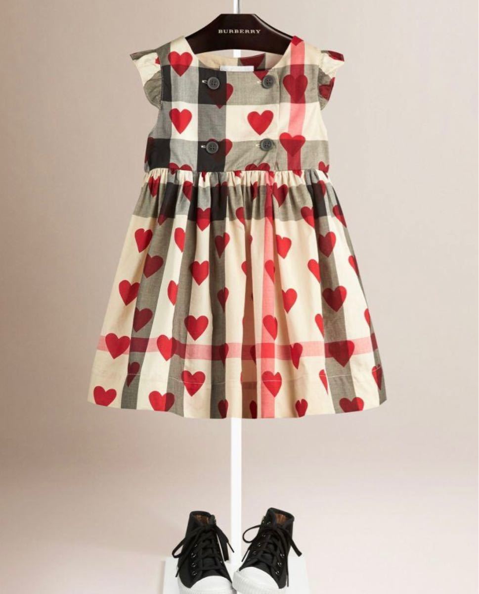 BURBERRY バーバリー ハート バーバリーチルドレン ワンピース セット バーバリー Burberry ワンピース ハート柄 12Y キッズ