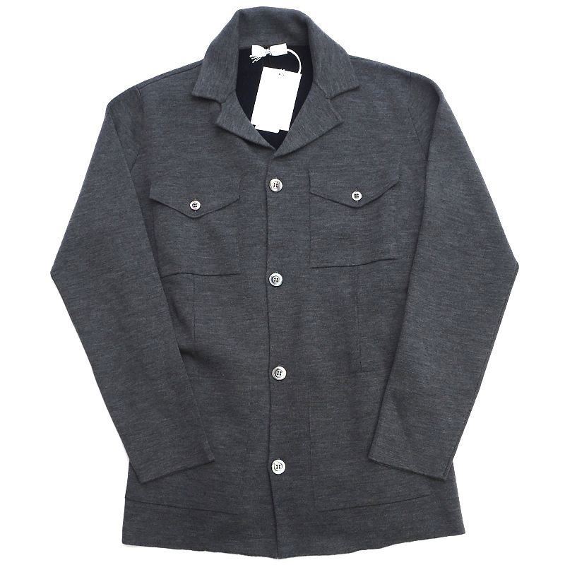 B0341S 新品 19FW Cruciani/ストレッチ ニットジャケット 【サイズ:52