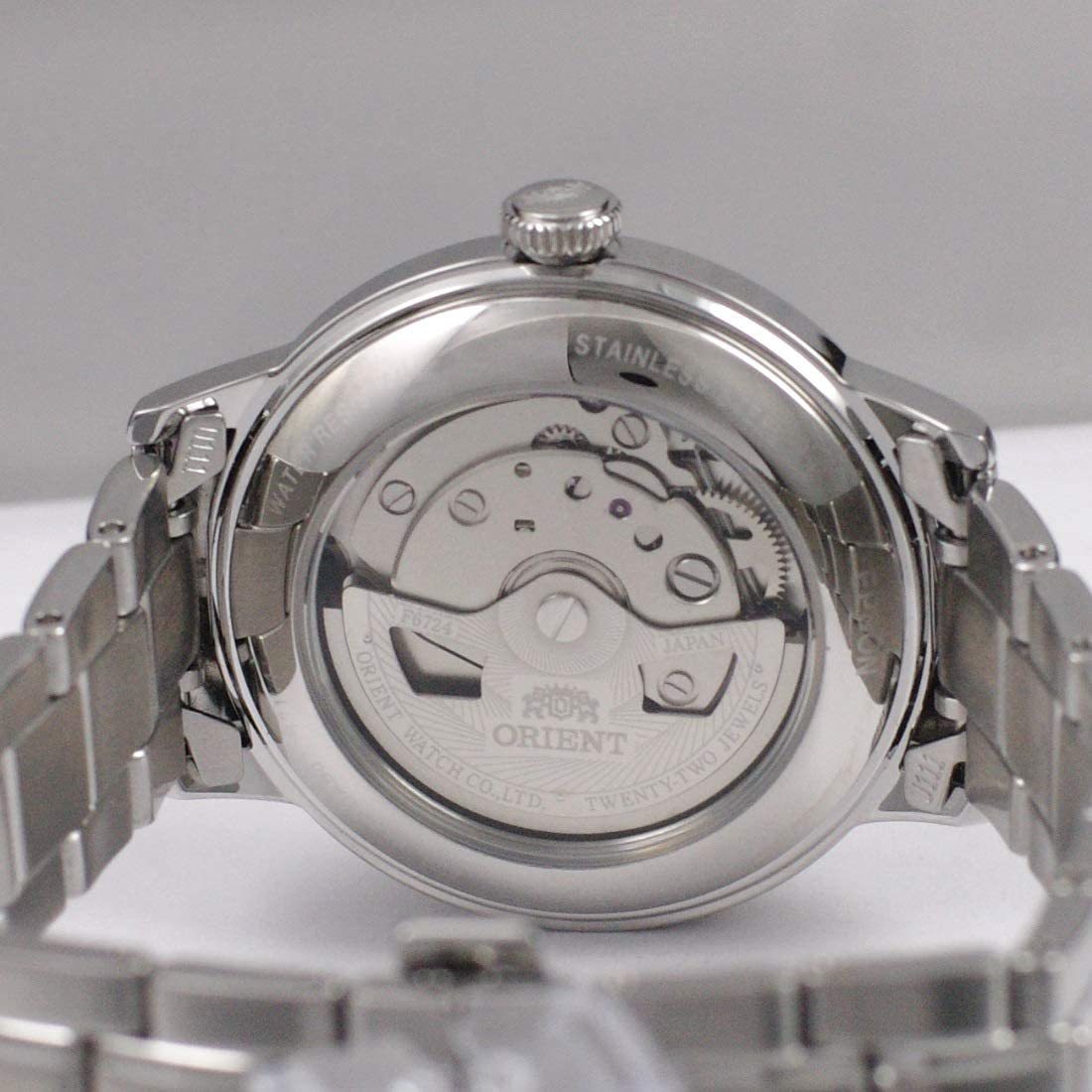オリエント バンビーノ 自動巻 腕時計 裏スケ デイト表示 海外モデル 
