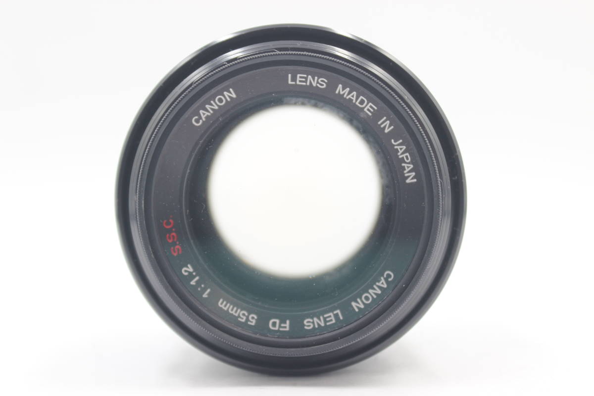 豊富な人気SALE ヤフオク! CANON LENS FD 55mm F1.2 S.S.C レンズ M50 - 良品 送料無料定番