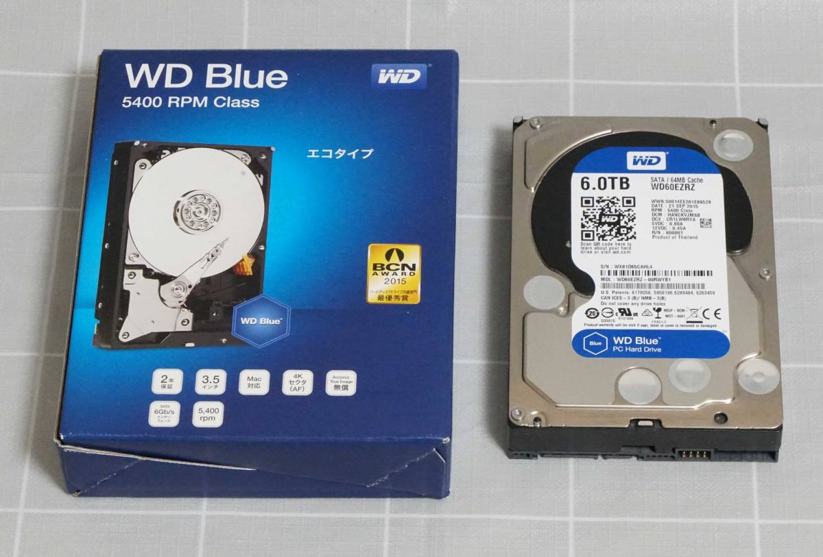 ☆Western Digital 3.5インチ内蔵HDD☆WD60EZRZ☆6TB☆ www.gastech.com.tr
