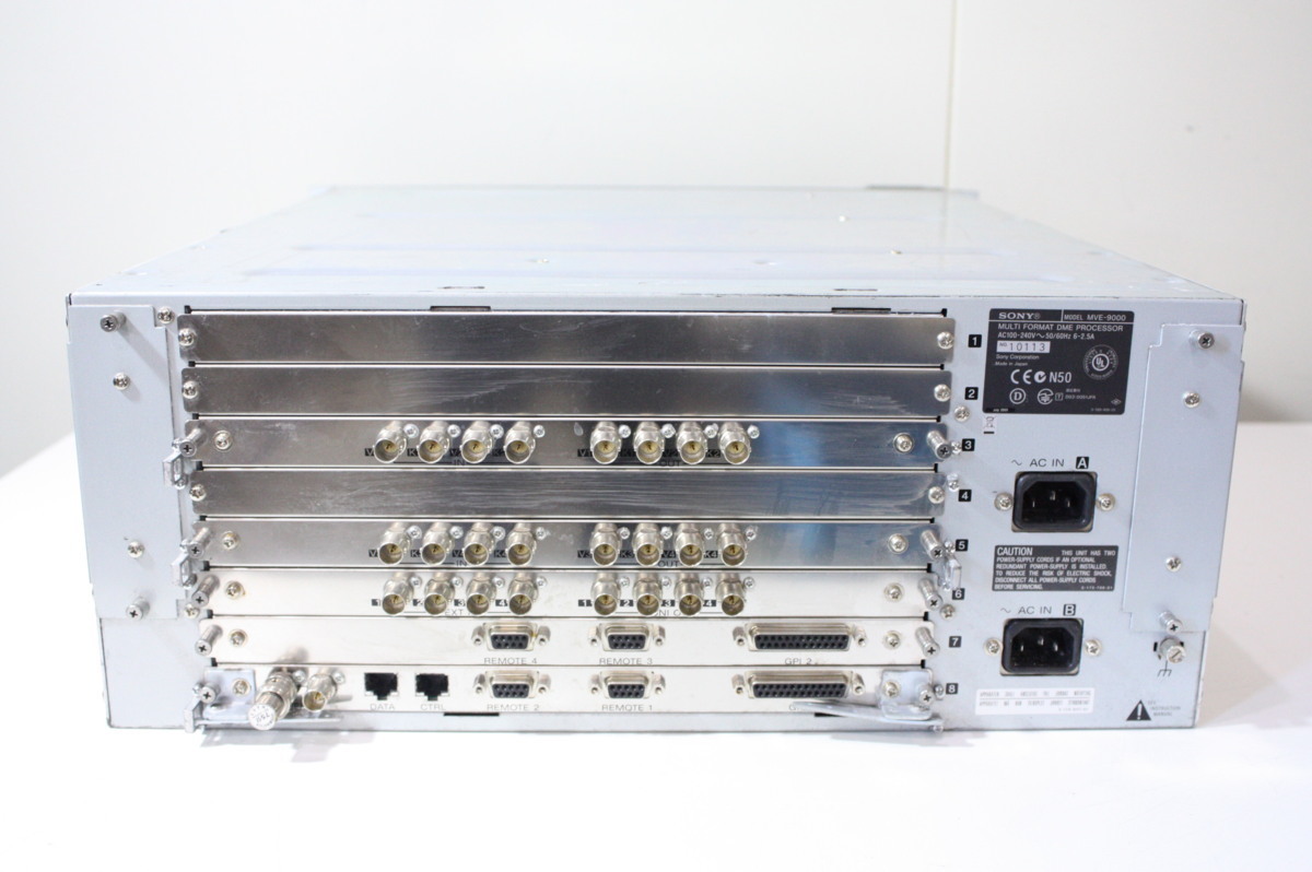 F2359【】SONY MVE-9000 MULTI FORMAT DME プロセッサー 現状品 5