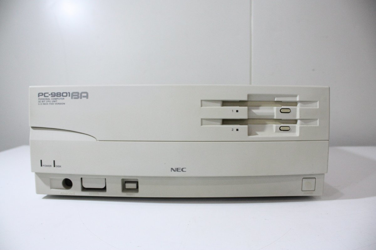 T92【中古】動作保証付き 分解点検 清掃 NEC PC-9801BX2/U2 内部充電池新品交換_画像1