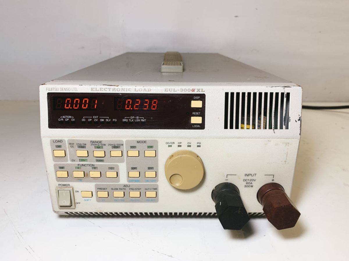 YZ64FUJITSU DENSO EUL-300αXL ELECTRONIC LOAD 電子負荷装置 YZ64FUJITSU DENSO EUL-300αXL ELECTRONIC LOAD 電子負荷装置