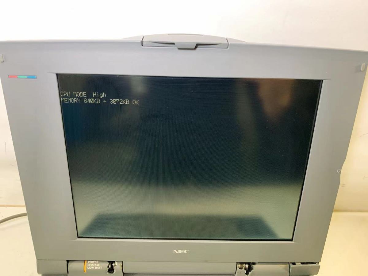 YN198**[ Junk ]NEC old model laptop PC-9821LT/350A