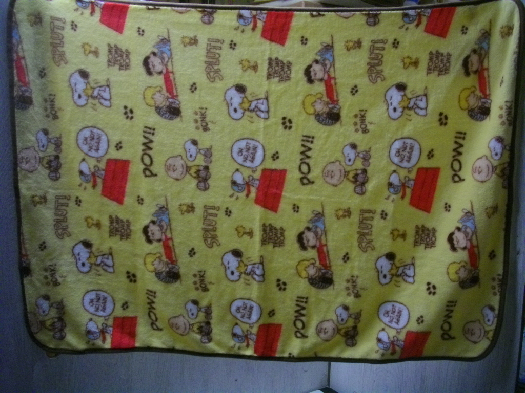 スヌーピー サンゴマイヤー ブランケット 70㎝×100㎝ チャーリー
