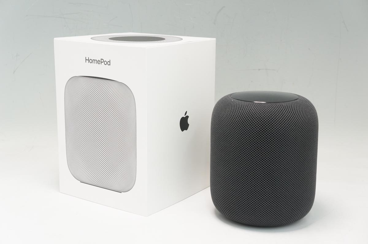 美品】Apple HomePod MQHW2J/A スマートスピーカー スペースグレイ