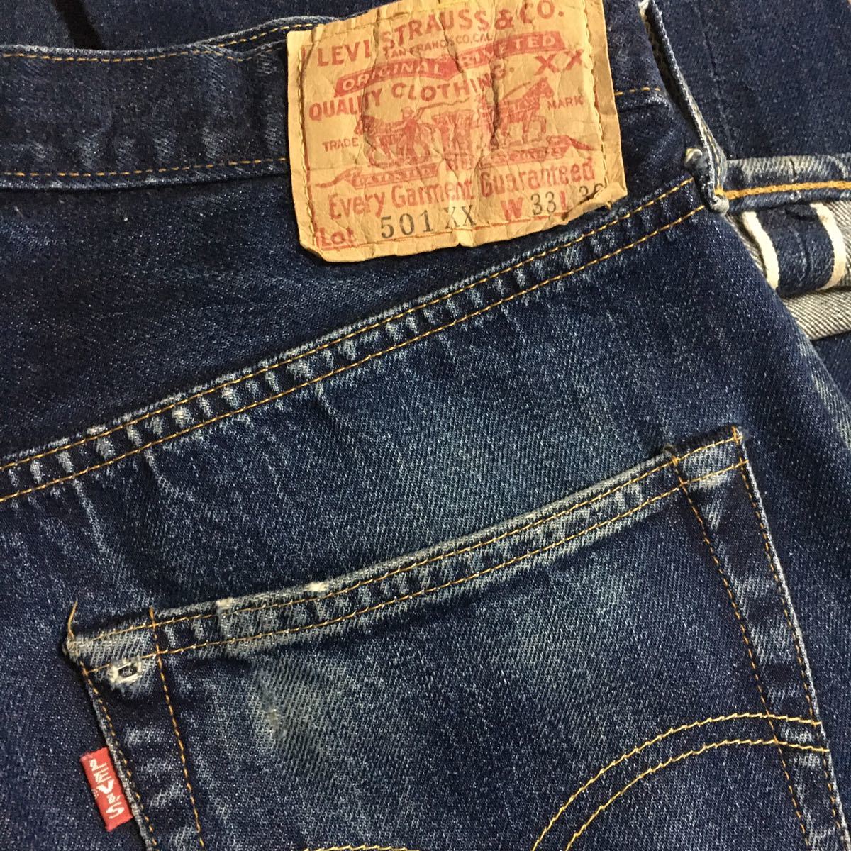 正規正規501XX 99年 USA製 W33 L36 LEVI'S 赤耳 BIG E デニム