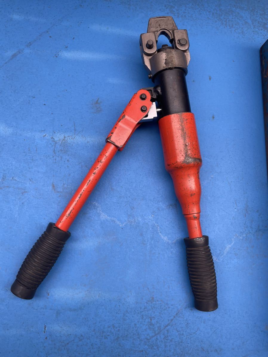 NISHIDA 西田製作所 小型油圧端子圧着機 手工具 手動 圧着工具 裸圧着