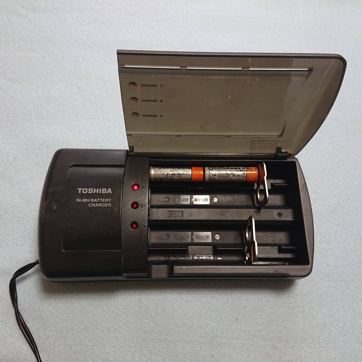  Toshiba TOSHIBA charger THC-16GR Nickel-Metal Hydride battery exclusive use used AA battery 2 ps attaching 