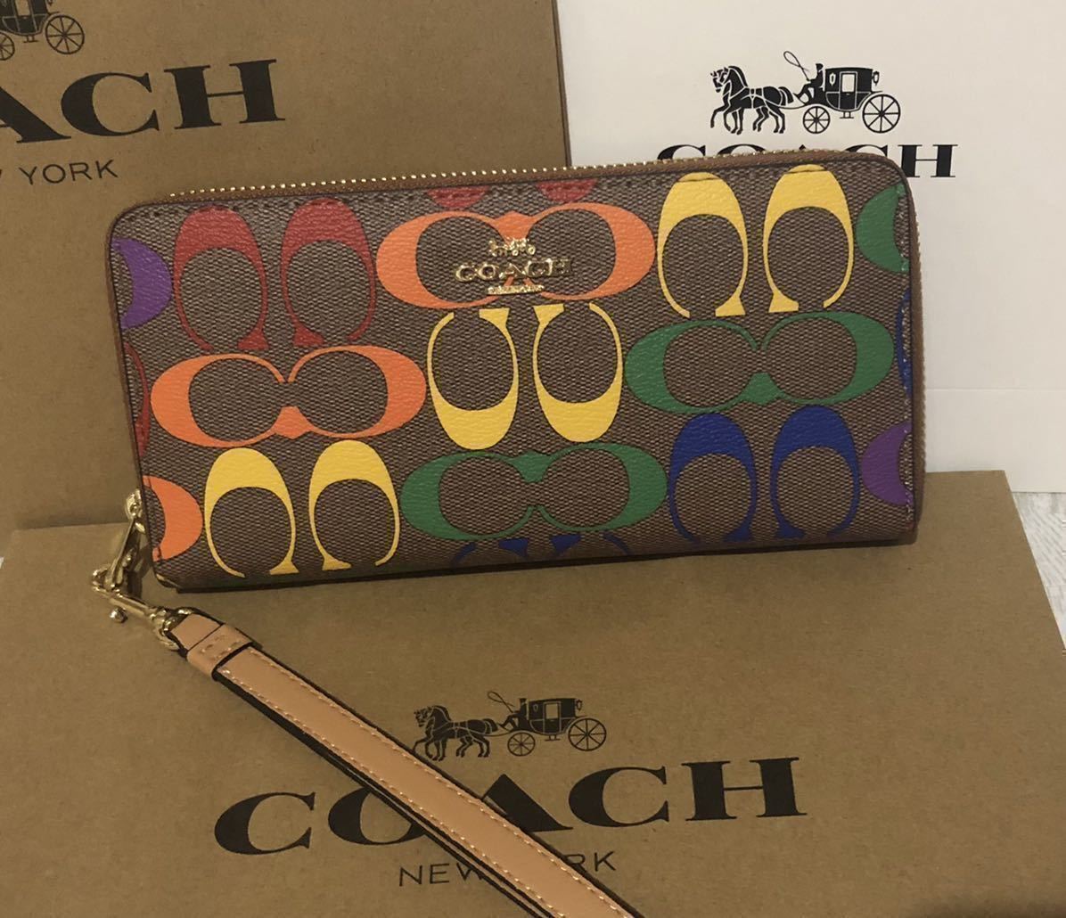 在庫あお得 COACH 長財布 レディース 財布 W12 LRecy-m51084457360