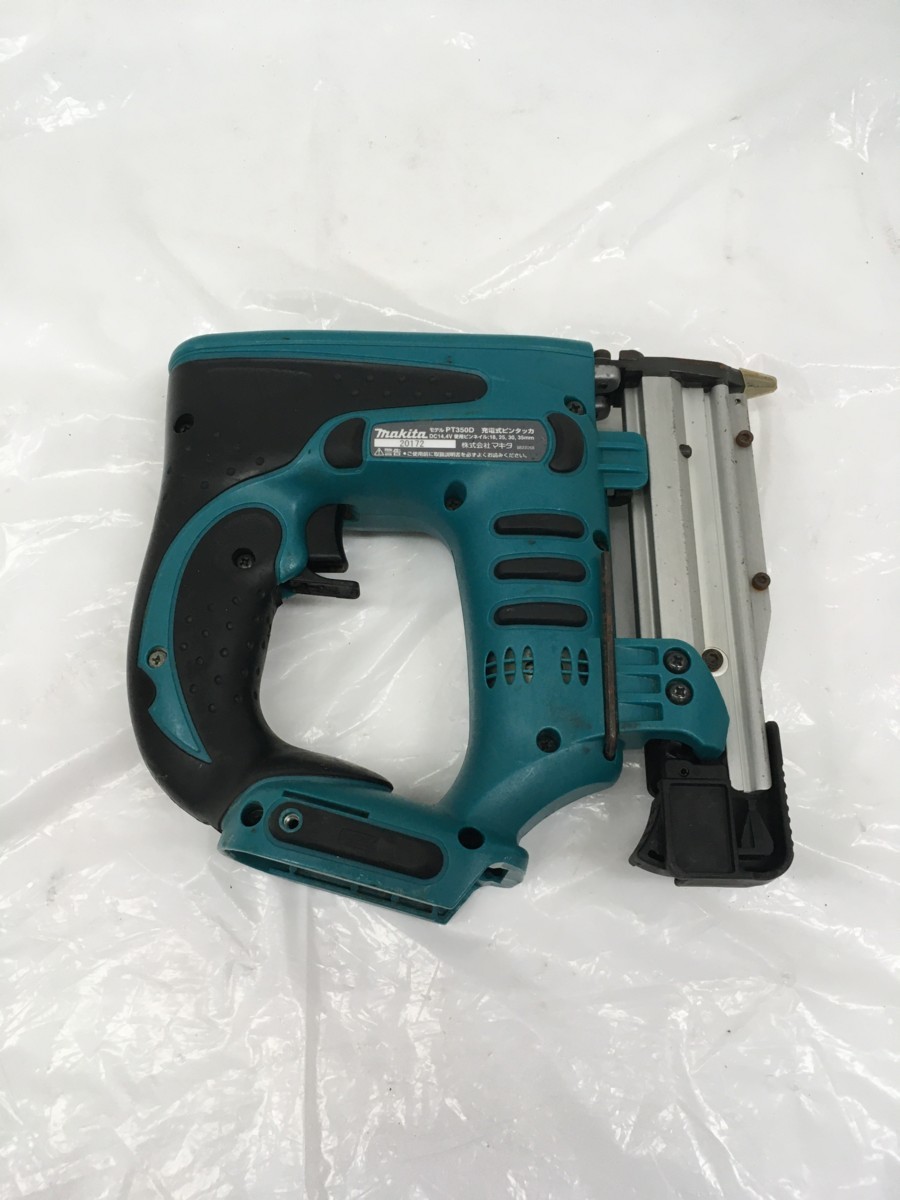 makita/マキタ 14.4V/3.0Ah 充電式ピンタッカ PT350DZK○バッテリー