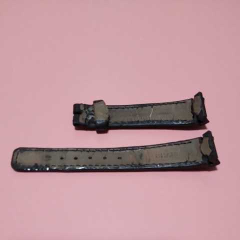 CHANEL regular belt black leather strap original leather scratch crack peeling etc. 