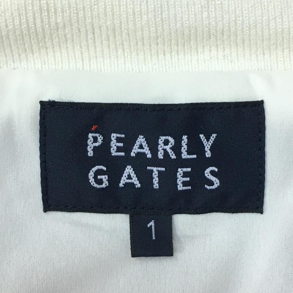 在庫処分セール PEARLY GATES パーリーゲイツ 2WAYニットブルゾン レッド×ブルー 総柄 フード収納可 ダブルジップ レディース 1[M] ゴルフウェア