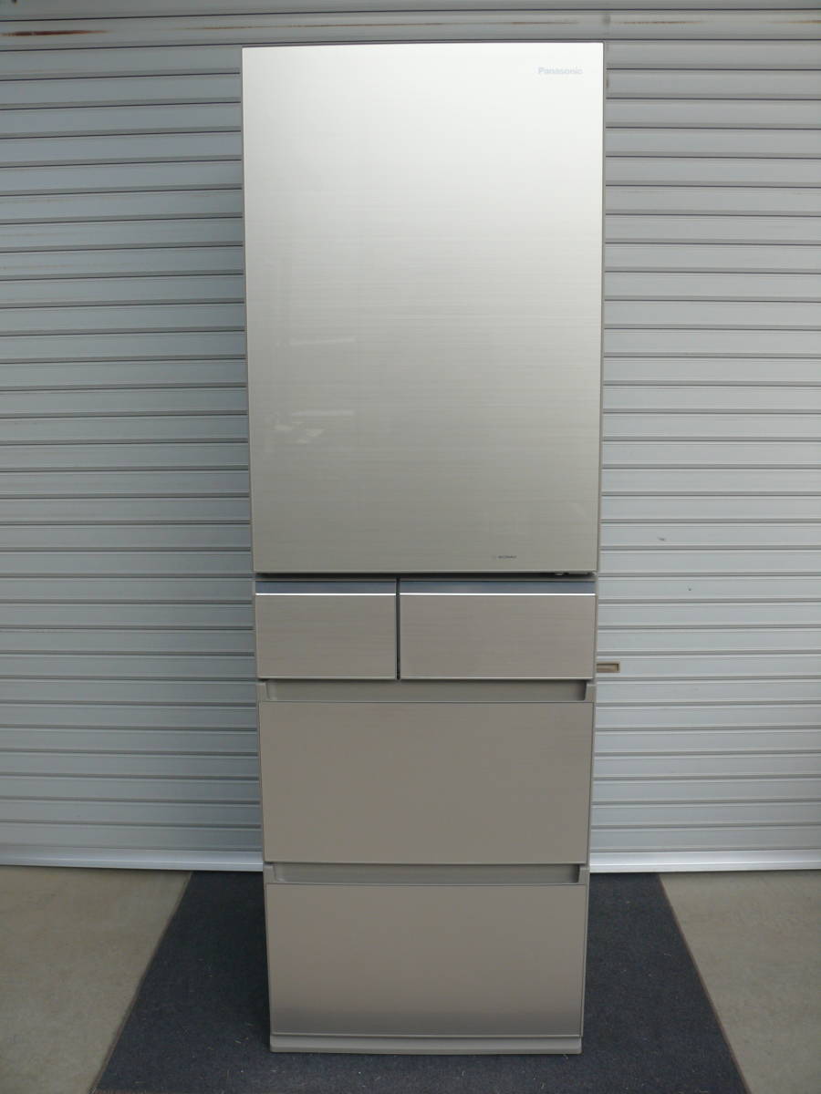Panasonic パナソニック ノンフロン５ドア冷凍冷蔵庫 NR-E412PV-N 自動