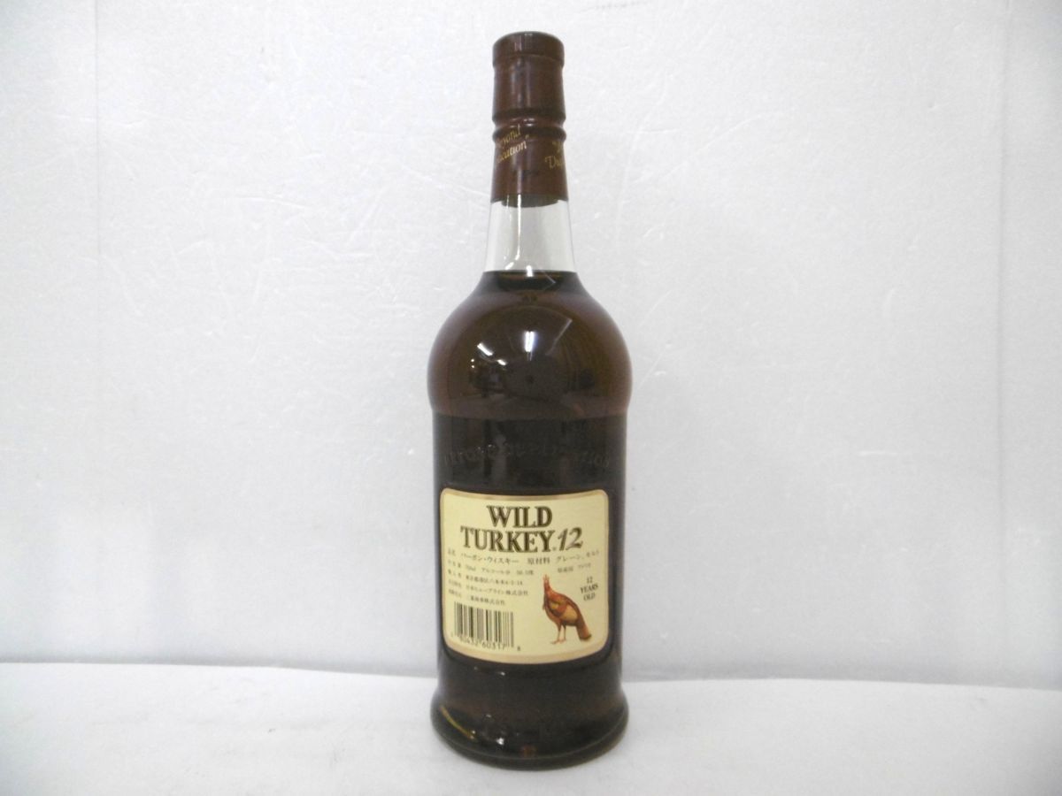 古酒 未開栓 WILD TURKEY Old ワイルドターキー 12年 Years 赤 古酒 未開栓 WILD TURKEY Old ワイルドターキー 12年 Years 赤