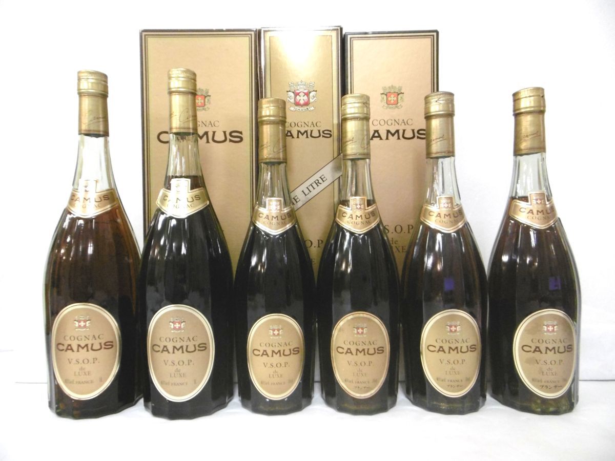 古酒 未開栓 6本セット CAMUS カミュ VSOP de LUXE デラックス