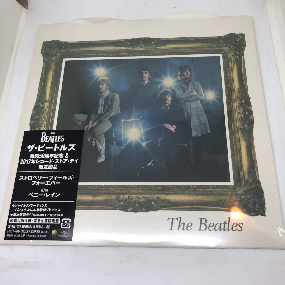 未開封 完全生産限定盤 The Beatles = ザ・ビートルズ Strawberry Fields Forever / Penny Lane PROT-7017 RSD