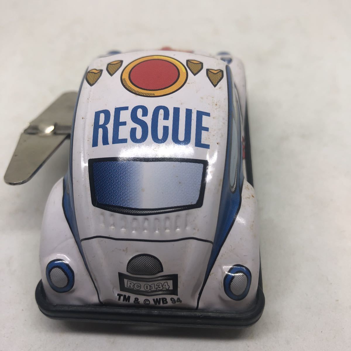 ブリキ　ゼンマイ　VOLKSWAGEN BEELTE RESCUE TM & WB 94_画像5