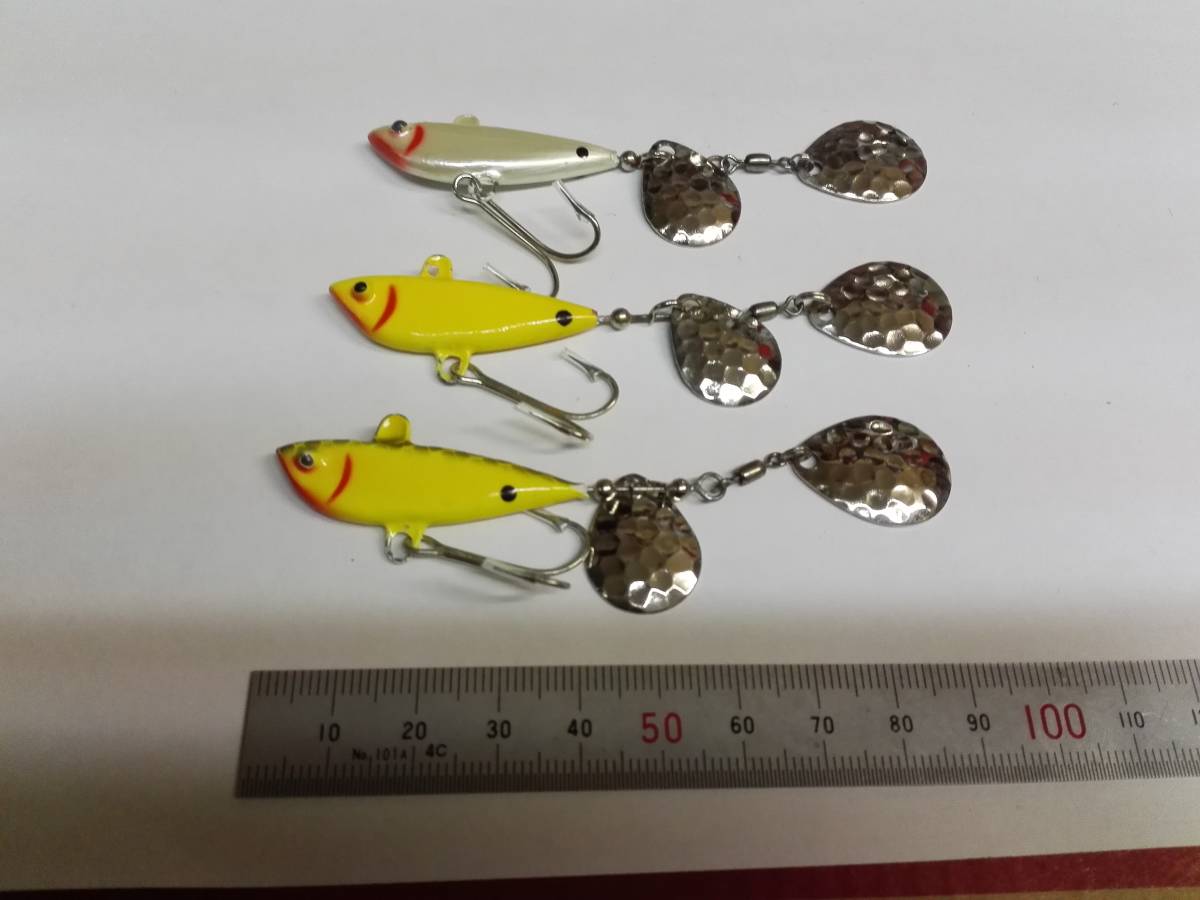 old オールド バグリー サブマリンシャッド 1／2oz 未使用美品3点! 検索)バルサB、heddon 、フジ釣具、フェンウィック