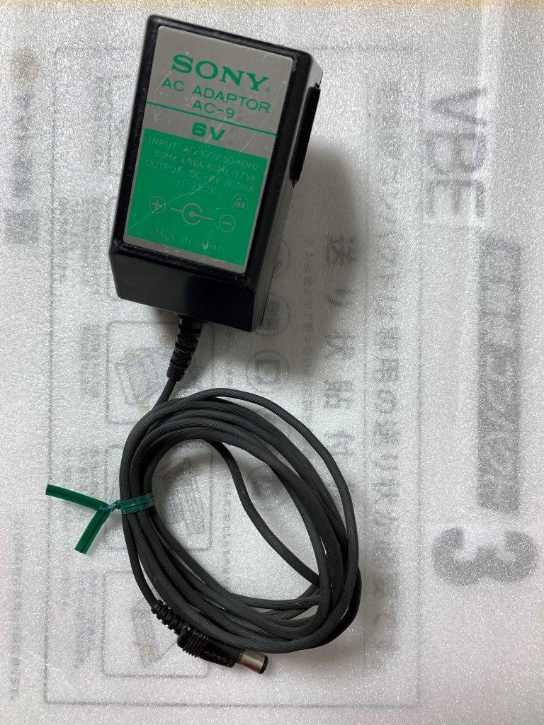 SONY 純正ACアダプター AC-9 対応機種 ICF-5800 スカイセンサー 等 ③ VBE