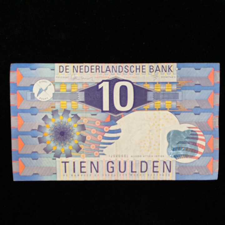 【外国紙幣/旧紙幣/古紙幣】オランダ 10ギルダー 管理1305F_画像1