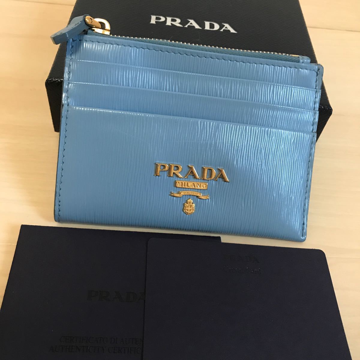 美品 PRADA プラダ コインケース カードケース ミニ財布 1MC026 ...