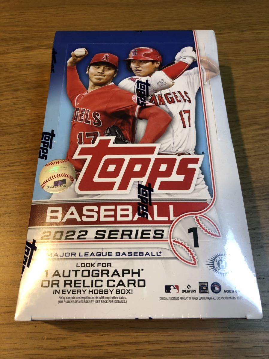 未開封】 MLB 2022 TOPPS SERIES1 BASEBALL HOBBYBOX 大谷翔平