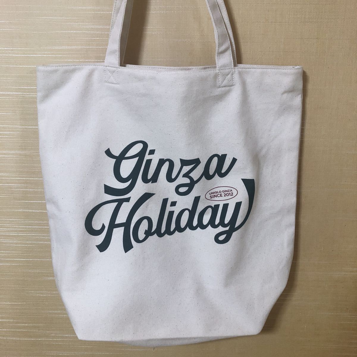 【送料無料】ユニクロ　トートバッグ 東京 銀座 ホリデー ギンザ ginza holiday 未使用　40X40センチ エコバッグ ショッピング