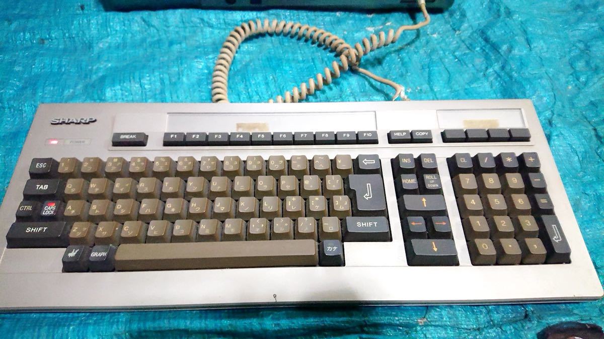 SHARP*MZ-5500* настольный * Showa Retro * античный * персональный компьютер * компьютер sharp PC