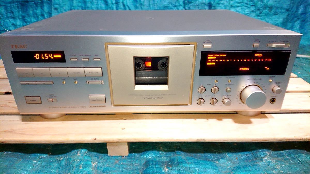 TEAC ステレオカセットデッキ V-7000 ティアック_画像1