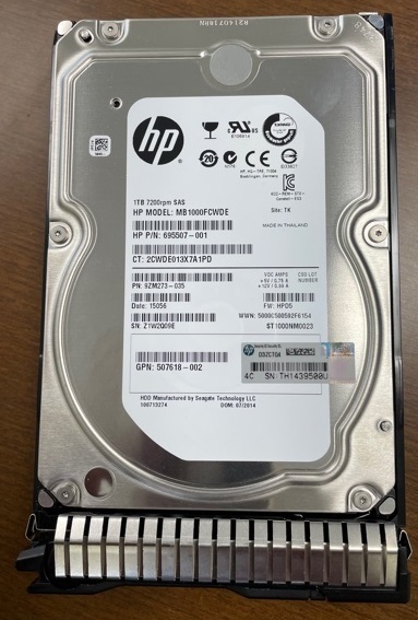 * HP 1TB 7200rpm SAS 3.5 -inch HDD 695507-001