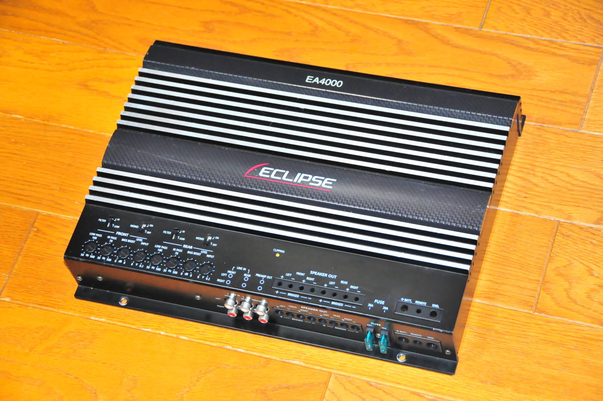 イクリプス ECLIPSE EA4000 4/3/2チャンネルパワーアンプ (4 イクリプス ECLIPSE EA4000 4/3/2チャンネルパワーアンプ (4