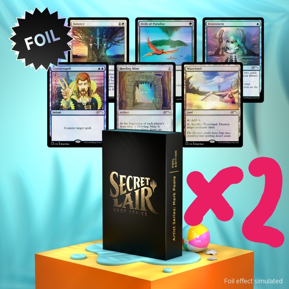 MTG Secret Lair ARTIST SERIES:MARK POOLE