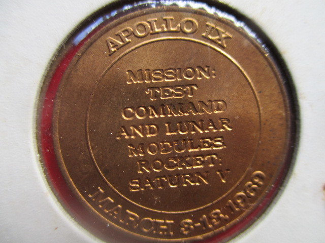 大幅値下げ！アメリカ合衆国の記念金貨　量目約8.9g　1969年　アポロ９号_画像4